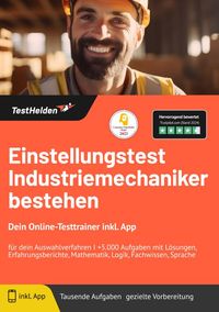 Produktbild: Einstellungstest Industriemechaniker: bestehen: Dein Online-Testtrainer inkl. Ap