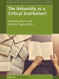 Produktbild: The University as a Critical Institution?