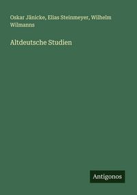 Produktbild: Altdeutsche Studien