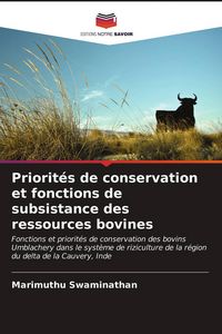 Produktbild: Priorit&eacute;s de conservation et fonctions de subsistance des ressources bovines