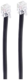 Produktbild: Shiverpeaks Western Anschlusskabel [1x RJ12-Stecker 6p6c - 1x RJ12-Stecker 6p6c] 6m Schwarz