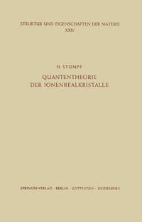 Produktbild: Quantentheorie der Ionenrealkristalle
