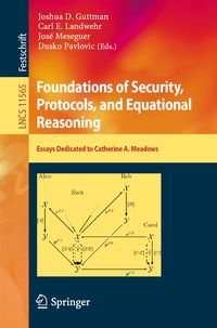 Produktbild: Foundations of Security, Protocols, and Equational Reasoning