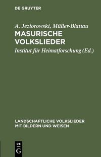 Produktbild: Masurische Volkslieder