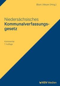 Produktbild: Nieders&auml;chsisches Kommunalverfassungsgesetz (NKomVG)