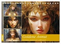 Produktbild: Goldene Anmut. Vertr&auml;umt, sinnlich und verf&uuml;hrerisch (Tischkalender 2026 DIN A5 quer), CALVENDO Monatskalender