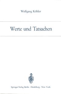 Produktbild: Werte und Tatsachen