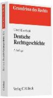 Produktbild: Eisenhartd, U: Deutsche Rechtsgeschichte