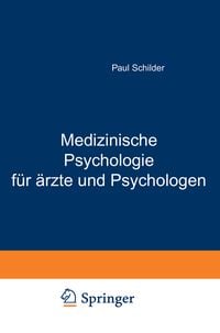 Produktbild: Medizinische Psychologie f&uuml;r &Auml;rzte und Psychologen