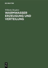 Produktbild: Warmwasser Erzeugung und Verteilung