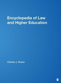 Produktbild: Encyclopedia of Law and Higher Education