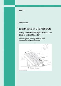 Produktbild: Solarthermie im Denkmalschutz. Beitrag und Untersuchung zur Nutzung von Schiefer als Direktabsorber