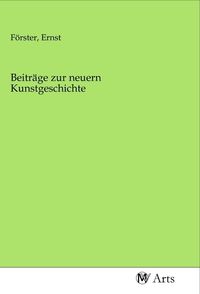 Produktbild: Beitr&auml;ge zur neuern Kunstgeschichte