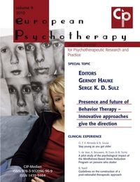 Produktbild: European Psychotherapy 2010