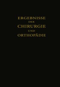 Produktbild: Ergebnisse der Chirurgie und Orthop&auml;die