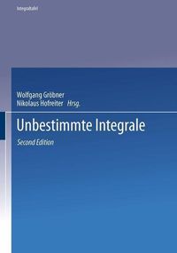 Produktbild: Unbestimmte Integrale