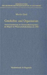 Produktbild: Geschichte und Organisation