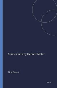 Produktbild: Studies in Early Hebrew Meter