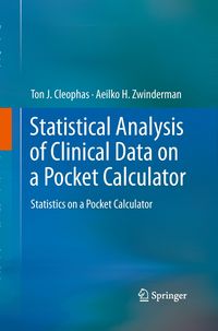 Produktbild: Statistical Analysis of Clinical Data on a Pocket Calculator