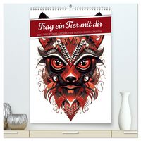 Produktbild: Trag ein Tier mit dir (hochwertiger Premium Wandkalender 2026 DIN A2 hoch), Kunstdruck in Hochglanz