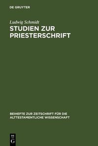 Produktbild: Studien zur Priesterschrift