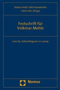 Produktbild: Festschrift f&uuml;r Volkmar Mehle