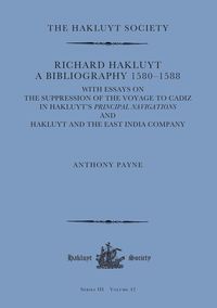 Produktbild: Richard Hakluyt: A Bibliography 1580-1588