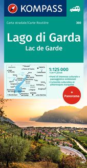 Bild vom Artikel KOMPASS Autokarte Lago di Garda, Lac de Garde 1:125.000 vom Autor Kompass-Karten GmbH
