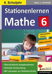 Produktbild: Stationenlernen Mathe / Klasse 6