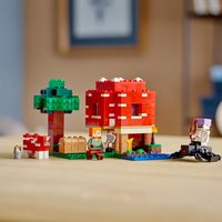 LEGO Minecraft 21179 Das Pilzhaus, Spielzeug ab 8 Jahren