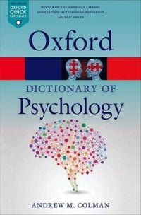Produktbild: A Dictionary of Psychology
