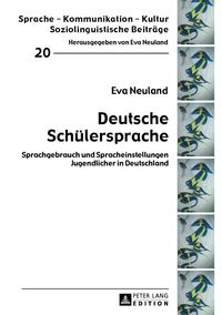 Produktbild: Deutsche Sch&uuml;lersprache