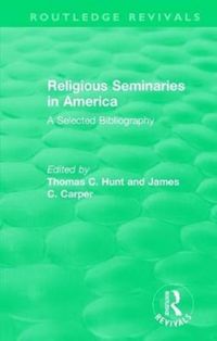 Produktbild: Religious Seminaries in America (1989)