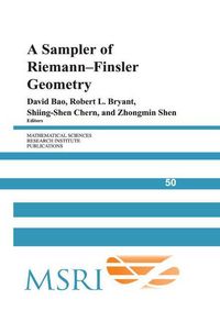 Produktbild: A Sampler of Riemann-Finsler Geometry