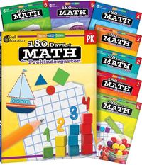 Produktbild: 180 Days(r) Math Pk-6: 8-Book Set