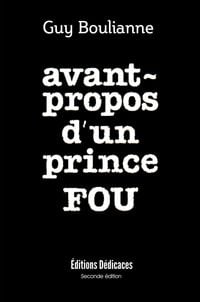 Produktbild: Avant-propos d'un prince fou