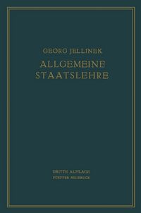 Produktbild: Allgemeine Staatslehre