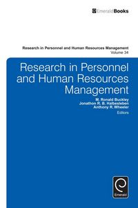 Produktbild: Research in Personnel and Human Resources Management