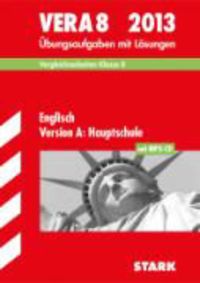 Produktbild: Vergleichsarbeiten VERA 8. Klasse / VERA 8 Englisch Version A: Hauptschule mit MP3-CD 2013