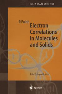 Produktbild: Electron Correlations in Molecules and Solids