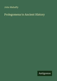 Produktbild: Prolegomena to Ancient History