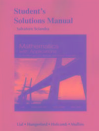 Produktbild: Lial, M: Student's Solutions Manual for Mathematics with App