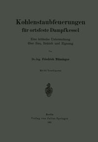 Produktbild: Kohlenstaubfeuerungen f&uuml;r ortsfeste Dampfkessel