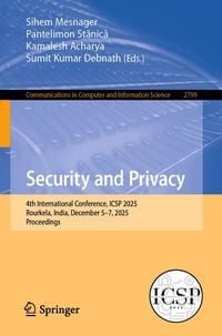 Produktbild: Security and Privacy
