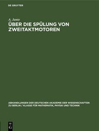 Produktbild: &Uuml;ber die Sp&uuml;lung von Zweitaktmotoren