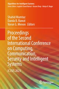 Produktbild: Proceedings of the Second International Conference on Computing, Communication, Security and Intelligent Systems