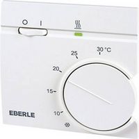Produktbild: Eberle 121 1719 51 100 RTR 9725 Raumthermostat Aufputz Heizen / K&uuml;hlen 1St.