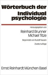 Produktbild: W&ouml;rterbuch der Individualpsychologie