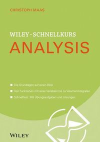Bild vom Artikel Wiley-Schnellkurs Analysis vom Autor Christoph Maas