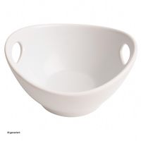 Produktbild: neuetischkultur Servierschale oval Porzellan wei&szlig; kleine Schale 10 x 9 x 5,5 cm